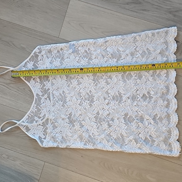 Vintage Lady Cameo Floral Lace Camisole Slip, Med - Picture 13 of 14